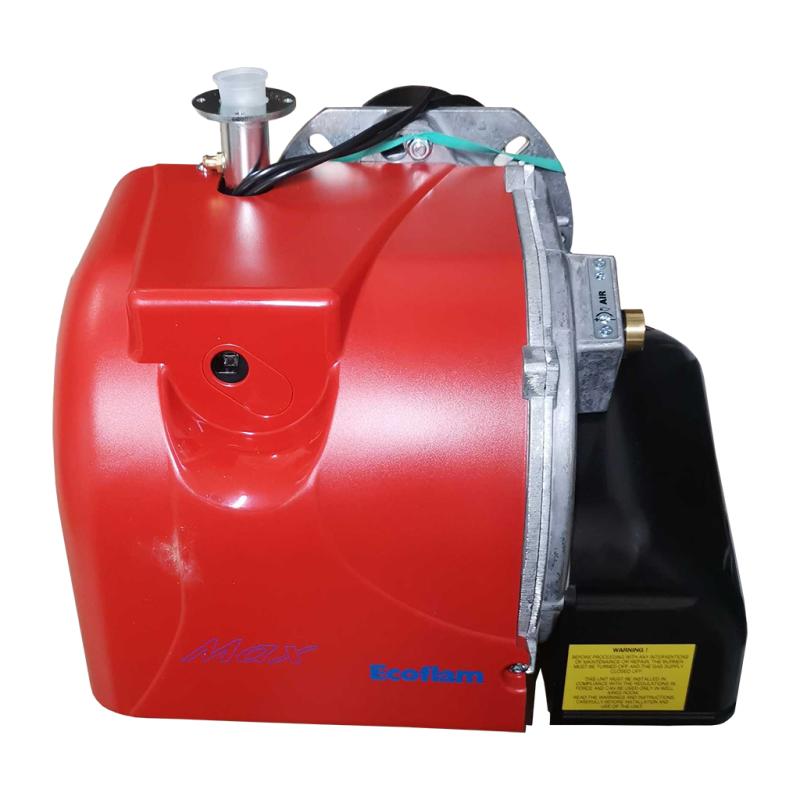 Разновидности моноблочных и двухблочных горелок Ecoflam